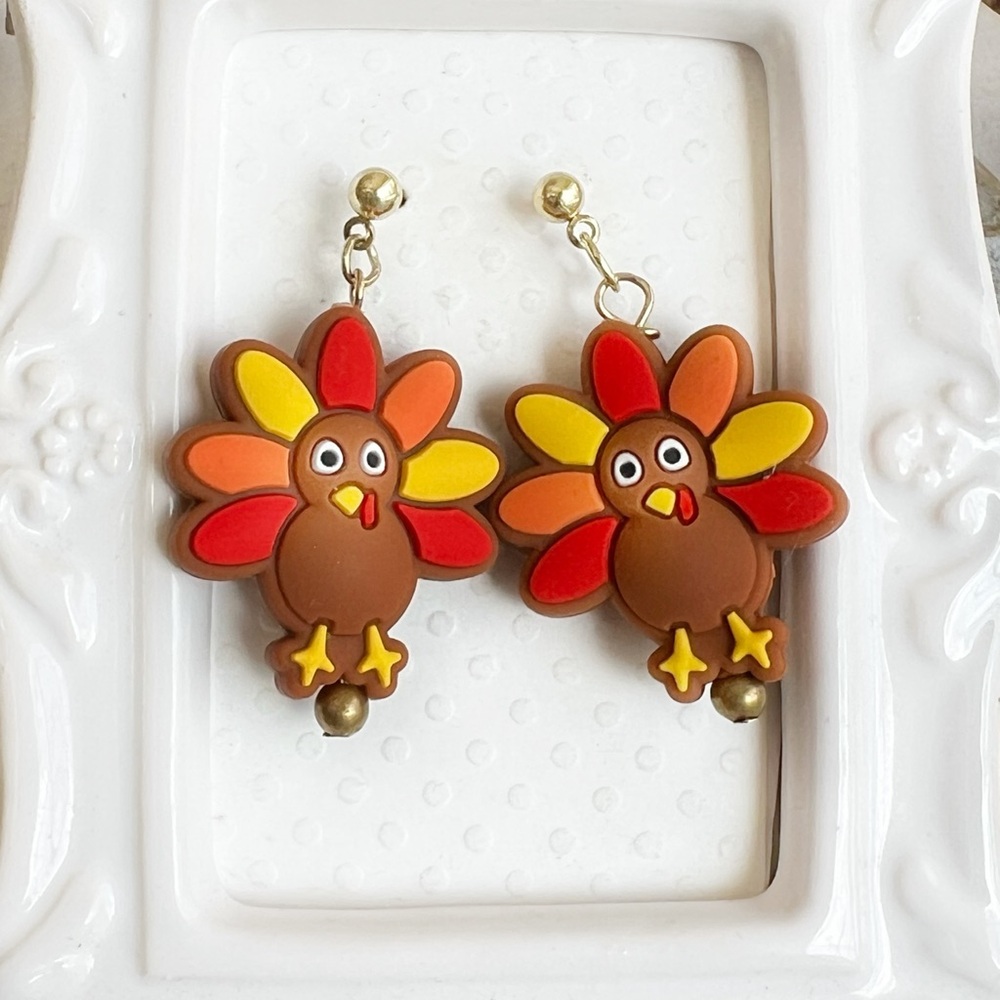 Colorful Turkey Earrings